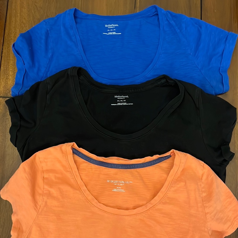 Scoop Neck Maternity Tees